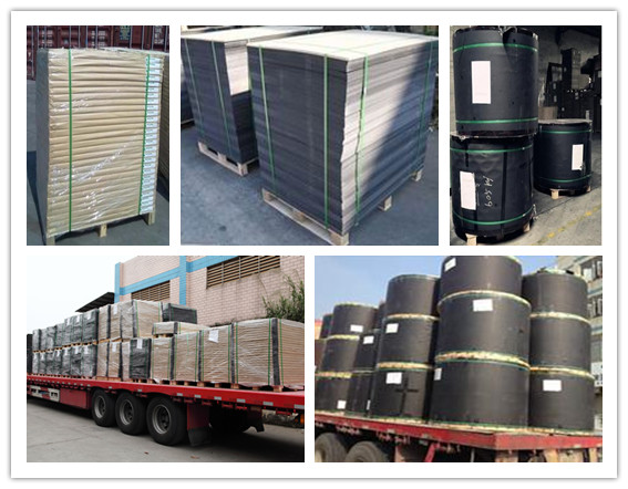 Low Grammage Black Paperboard Roll / Sheet 110gsm - 550gsm 100% Recycled Material