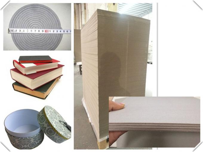 SGS Certified Gray Paperboard Straw Board Paper Uncoated Recycled