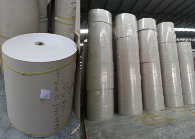 100% Recycled Glossy and flat Waterproof PE Coated Grey Paper Board in Roll