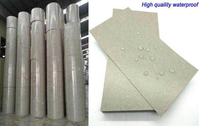 100% Recycled Glossy and flat Waterproof PE Coated Grey Paper Board in Roll