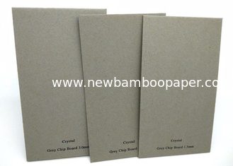 China Stabilize gsm Even Thickness Uncoated 3mm Grey Cardboard for Bookcover supplier