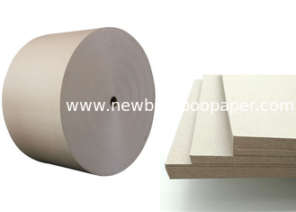 China 100% recycled Grey Paper Roll folding resistance Support customized cut supplier