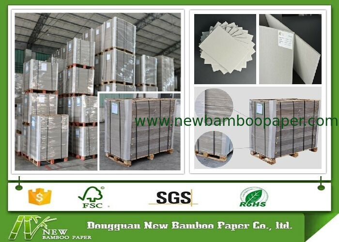 Recycled / Waste Paper Pulp Laminated Gray Board For Box 1600gsm 2.51mm