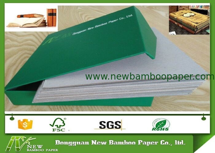 Uncoated 2mm Grey Chipboard Book Binding Cardboard For Book Cover Material