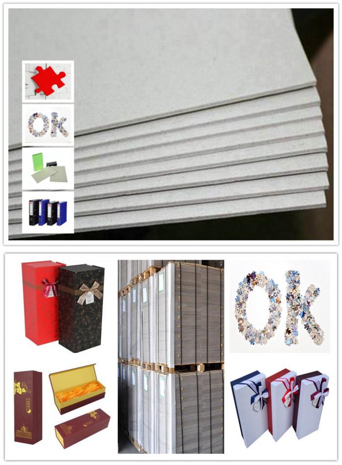 Recycled Thick Compress Paper 1800gsm Grey Chipboard Sheets