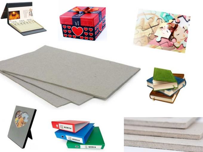 Recycled 700X1000mm 800gsm Grey Board Paper Laminated With MSDS