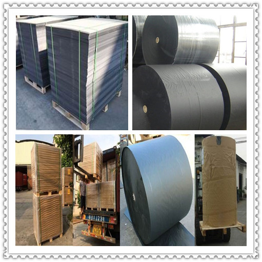 Both Sides Coated Black Paperboard Stiffness 700 1000mm Black