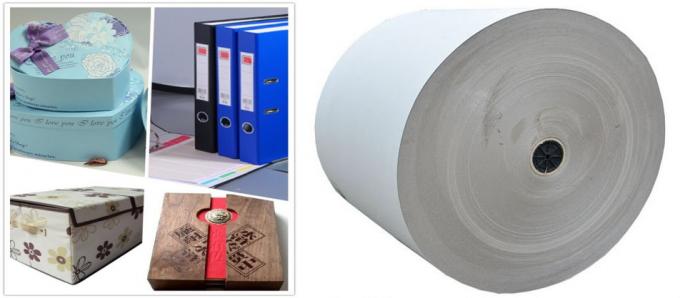 Paper in Reel 600 - 1400 gsm Grey Paper Roll Thickness Gray Board Paper