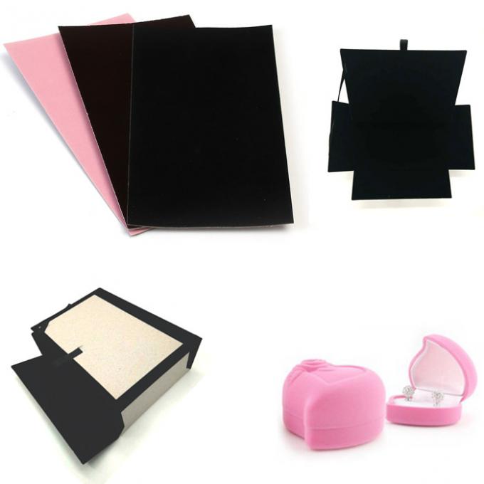 Coated Velvet Flocked Paper Laminated Grey Board For Gift Wrapping