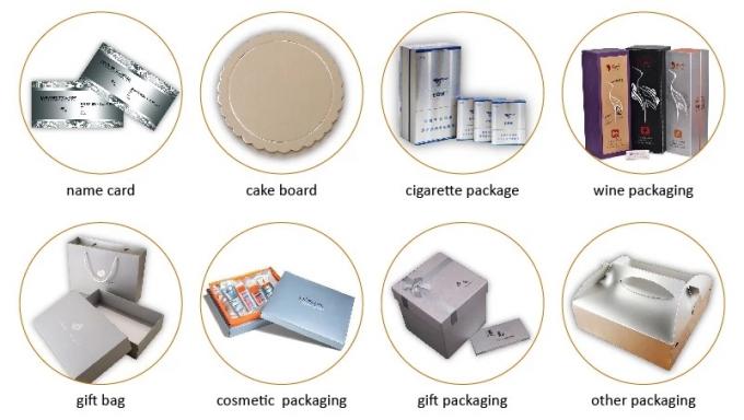 High Quality Recycled Cardboard Paper Metalized Silver Paperboard