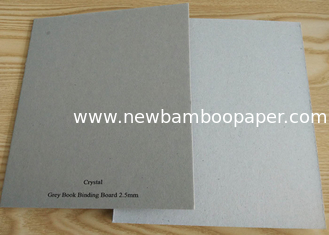 Recycled Stiffness Paper Hard 1250gsm Solid Grey Paperboard for Matte Book Cover