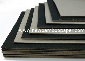 Mixed Pulp High Stiff Black Card / One Side Laminated Black Paper Board