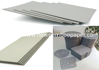 China Eco-friendly Stiffness Thicker Grey Straw Board Paper Standard size 889mmx1194mm supplier