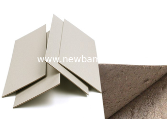 China Anti-Curl Strong stiffness Strawboard Laminated Grey Hard Paper In Sheets 1900gsm Thickness supplier