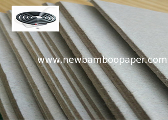 China Mixed Pulp Unbleached Laminated Grey Board for Stationery / Mosquito Coil supplier