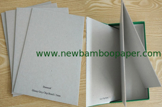 China Grade A 650GSM Grey Board Paper Grey Chip Board For Book Cover Material supplier