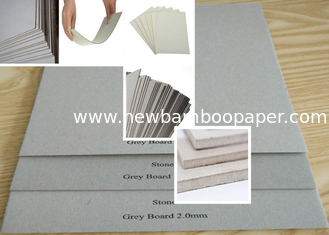 China Strong stiffness Grey Chip Board for making Refugees House / bookcover supplier