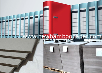 China Hard Stiffness 1200gsm Book Binding Board Laminated Grey Cardboard supplier