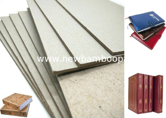 China Hard Laminated Paper And GSM Grey Chipboard For Bookcover , 1.2mm Thickness supplier