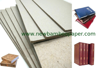 China Hard Laminated Paper And GSM Grey Chipboard For Bookcover , 1.2mm Thickness supplier