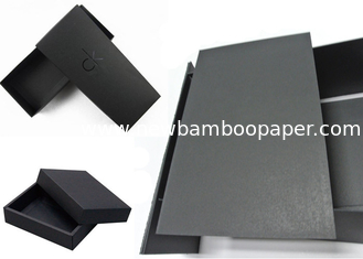 China SGS Qualified Degradable Thick Black Paperboard Package Boxes used supplier