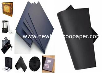 China Durable Black Paperboard For Bag / Photo Frame / Gift Box / Packaging Material supplier