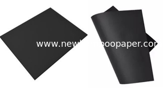 China High Cost Performance Glossy Surface Black Paper Roll for Jewerly Box / Bag / Tags supplier