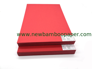 China Anti-Curl 250gsm 300gsm 350gsm red cardboard hard color paper sheet supplier