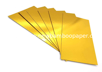 China Grey Back Cake Boards Metalized Shiny Laminated Gold Foil Paper supplier