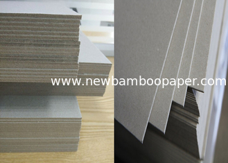 China 1550gsm / 2.55mm laminated grey Strawboard Paper for hard book cover supplier