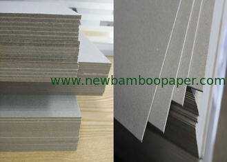 China 1550gsm / 2.55mm laminated grey Strawboard Paper for hard book cover supplier