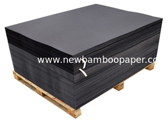 China One Side Coated Black Paperboard / Black Cardboard Sheets from 110gsm to 650gsm supplier
