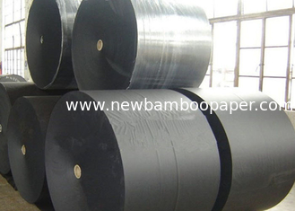 China 100% Wood Pulp 700mm Width Black Paper Rolls with Strong Stiffness supplier