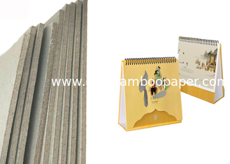 China Thickness laminated 3.4mm 2150gsm grey cardboard for desk calendar supplier