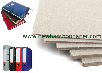 China Arch File / Notebook Cover Anti-Curl grade A Grey Book Binding Board Paper Sheet supplier