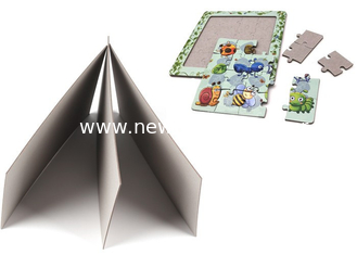 China Grade B Stone Grey Paperboard / Paper Board For Making Puzzle Board Material supplier