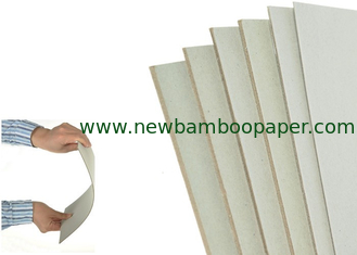 China 2mm 1200 Gsm Thickness Gray Paperboard Stocklot Stiff Cardboard Paper Sheets supplier