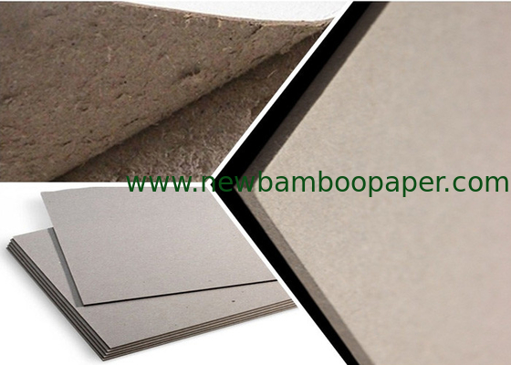 Eco - Friendly Grade B Thick Strawboard Paper Two Sided Grey Uncoated For Printing supplier