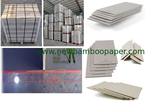 Flat and Durable Two Side Grey Color Gray Board in Pallets Package supplier