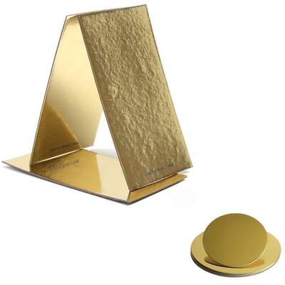 Super Quality PE Coated Metallized Gold Foil Laminated Rigid Anti-Curl Cake Board Base Paperboard supplier