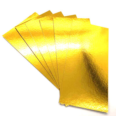 Super Quality PE Coated Metallized Gold Foil Laminated Rigid Anti-Curl Cake Board Base Paperboard supplier