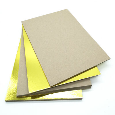 Super Quality PE Coated Metallized Gold Foil Laminated Rigid Anti-Curl Cake Board Base Paperboard supplier