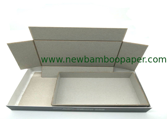 Uncoated Stiffness Laminated Grey Chipboard 0.49mm - 4.00mm For Boxes Making supplier