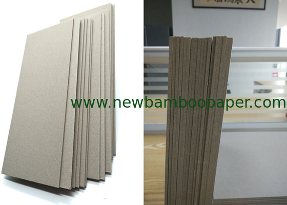 1550gsm / 2.55mm laminated grey Strawboard Paper for hard book cover supplier