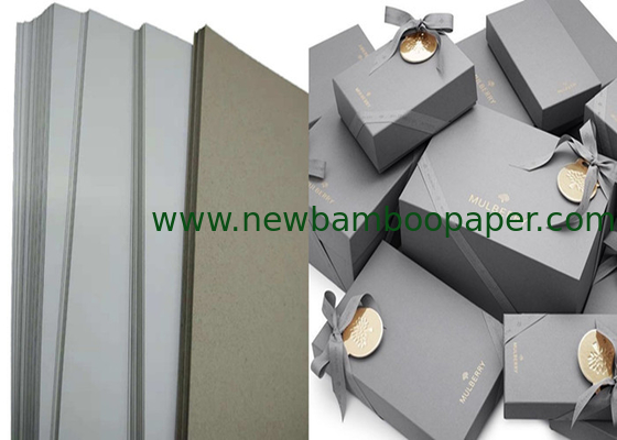 Grade AA Full Grey Paper Board Rigid Boxes Cardboard Sheets , MSDS supplier