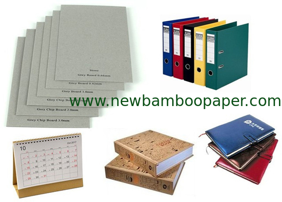 Solid Laminated Grey Board Paper for arch file / hard book cover / boxes supplier