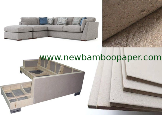 Solid 2mm-5mm Thickness Grey Chipboard Paper For Making Sofa Liner supplier